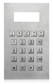 Indestructible RS232 Door Access Keypad With Backlit Keys , PS2 Keypad
