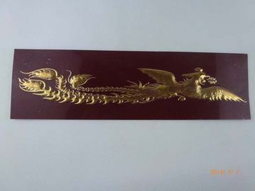 Epoxy Coating Aluminum Metal Name Plates For Homes , Mount Feet Installation