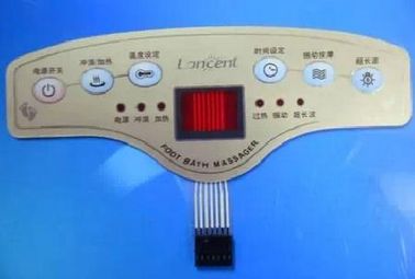 Commercial Advertise EL Backlit Membrane Switch Panel Custom OEM For 3C Electronics