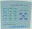 Keypad Membrane Switch Panel 25mA - 100mA for Electric Products