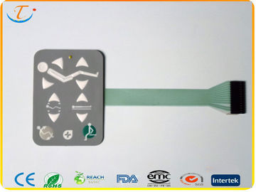 Multi-Layer Flexible Membrane Switch Gloss For Medical Machine , 25mA - 100mA