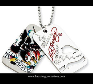 jewelry Dog Tag Elegant Dog Tag For Student apparel hang tag metal name plate