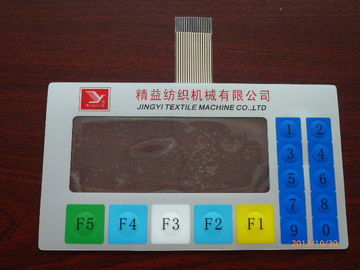 หน้าสัมผัสสัมผัสสัมผัสของเม้าส์ OEM ปุ่มกดเมมเบรนกันน้ำมีปุ่ม Clear Window