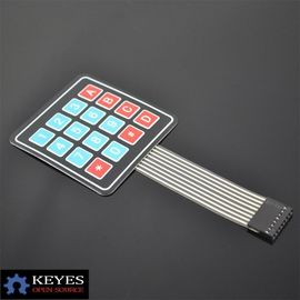 โมดูลสำหรับแผงควบคุมไมโครโปรเซสเซอร์ Arduino 4 * 4 Matrix Keyboard Membrane