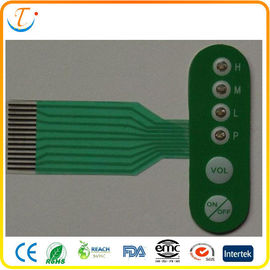 3M Metal Dome PCB Membrane Switch Keypad Tactile / Flat For Security Systems